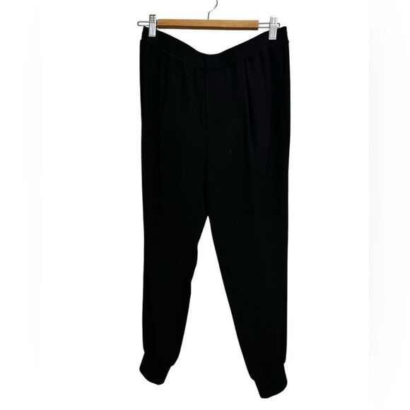 Vince medium crape jogger trousers black legging - Picture 3 of 12